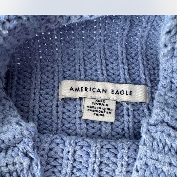 American Eagle Outfitters Light Blue Knit Sweater - Picture 3 of 3